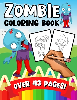 Zombie Coloring Book: A Fun & Learning Activity Colouring Book for Kids By Crayons Planet Cover Image