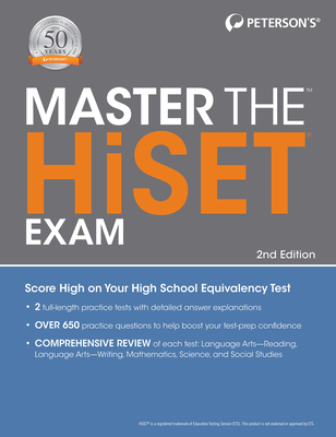 Master the Hiset Exam, 2nd Edition By Peterson's Cover Image