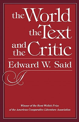 The World, the Text, and the Critic Cover Image