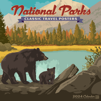 National Parks (Adg) 2024 7 X 7 Mini Wall Calendar Cover Image