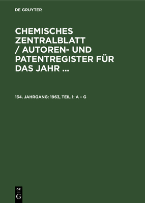 1963, Teil 1: A - G Cover Image