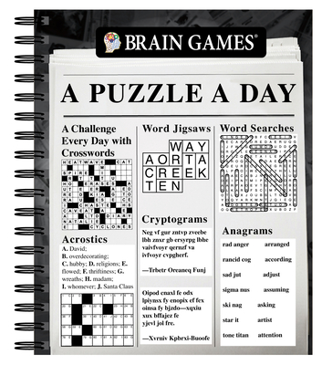 Brain Games - A Puzzle a Day By Publications International Ltd, Brain Games Cover Image