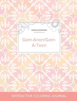 Adult Coloring Journal: Gam-Anon/Gam-A-Teen (Safari Illustrations, Pastel Elegance) By Courtney Wegner Cover Image