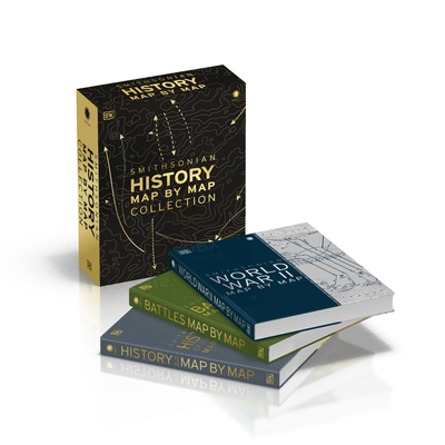 History Map by Map Collection: 3 Book Box Set By DK Cover Image