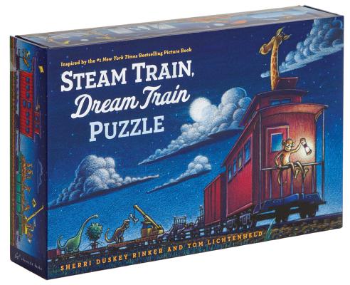Steam Train, Dream Train Puzzle By Sherri Duskey Rinker, Tom Lichtenheld (Illustrator) Cover Image