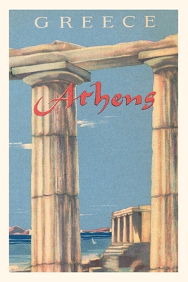 Vintage Journal Athen, Greece Travel Poster By Found Image Press (Producer) Cover Image