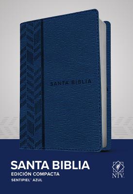 Santa Biblia Ntv, Edición Compacta (Sentipiel, Azul) Cover Image