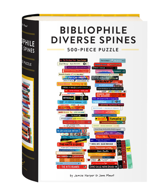 Bibliophile Diverse Spines 500-Piece Puzzle By Jamise Harper, Jane Mount, Jane Mount (By (artist)) Cover Image