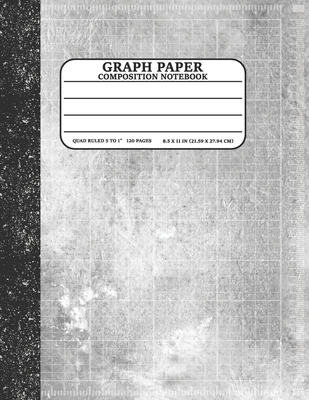 Graph Paper: 1/4 Inch 4 x 4 squares per inch Quad Ruled Graphing Paper For  Math and Science Composition Notebook for Students