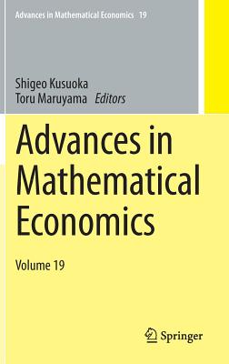 Advances in Mathematical Economics Volume 19 Cover Image