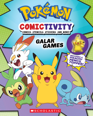 Pokémon Comictivity: Galar Games: Activity book with comics, stencils, stickers, and more! By Scholastic Cover Image