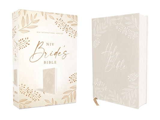 Niv, Bride's Bible, Cloth Over Board, Cream, Red Letter, Comfort Print Cover Image