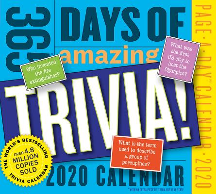 365 Days of Amazing Trivia! Page-A-Day Calendar 2020 By Workman Calendars Cover Image
