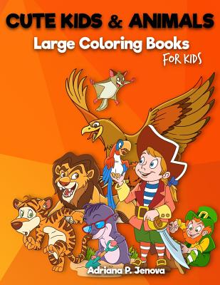 Coloring Books for Kids & Toddlers: Animals Coloring: Children Activity  Books for Kids Ages 2-4, 4-8, Boys, Girls, Fun Early Learning, Relaxation  for