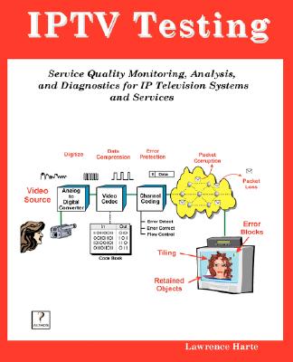 Iptv Testing; Service Quality Monitoring, Analyzing, and Diagnostics for IP Television Systems and Services Cover Image