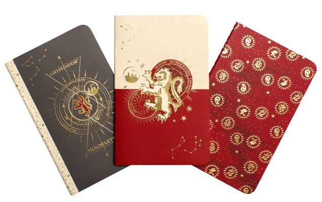 Harry Potter: Gryffindor Constellation Sewn Pocket Notebook Collection (Harry Potter: Constellation) By Insight Editions Cover Image