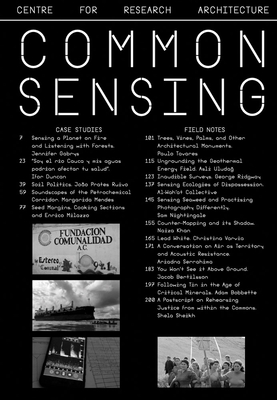 Common Sensing: CRA #3 By Riccardo Badano (Editor), Tomas Percival (Editor), Susan Schuppli (Editor) Cover Image