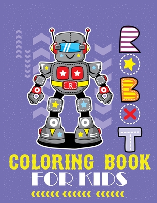 Robot coloring book For Kids: Easy and Cheap Robot Coloring Book ! Discover This Collection Of Coloring Pages Cover Image