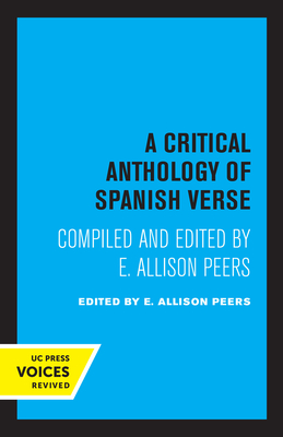 A Critical Anthology of Spanish Verse Cover Image