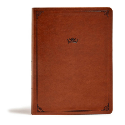 CSB Tony Evans Study Bible, British Tan LeatherTouch, Indexed: Advancing God’s Kingdom Agenda Cover Image