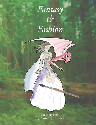 Cover for Fantasy & Fashion: a coloring book
