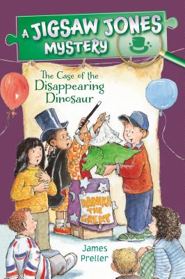 Cover for Jigsaw Jones: The Case of the Disappearing Dinosaur (Jigsaw Jones Mysteries)