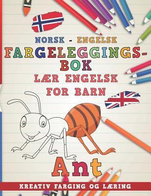 Fargeleggingsbok Norsk - Engelsk I L Cover Image