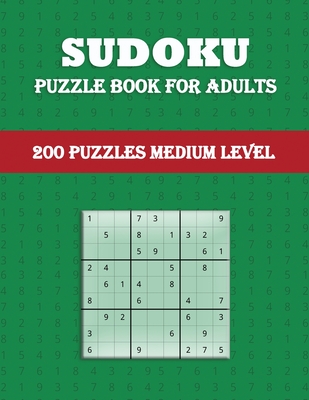 sudoku puzzle book for adults 200 puzzles medium level fun for all ages large print sudoku puzzles one puzzle per page large print paperback golden lab bookshop