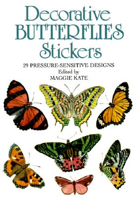 Decorative Butterflies Stickers (Pocket-Size Sticker Collections) By Maggie Kate (Editor) Cover Image