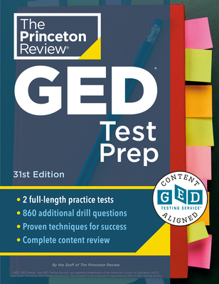 Princeton Review GED Test Prep, 31st Edition: 2 Practice Tests + Review & Techniques + Online Features (College Test Preparation) Cover Image