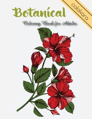 Download Botanical Coloring Book For Adults Flowers And Plants Coloring Pages Large Print Paperback Vroman S Bookstore