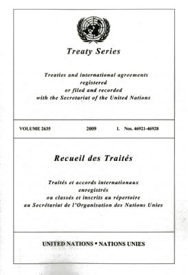 Treaty Series 2635 I: Nos. 46921 - 46928 By United Nations Cover Image
