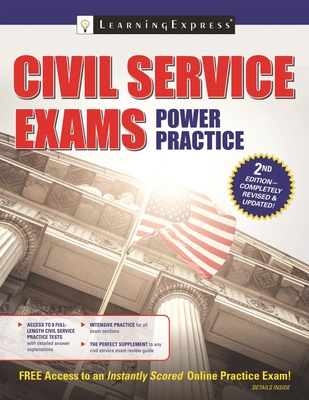 Civil Service Exams Power Practice By Learningexpress LLC Cover Image