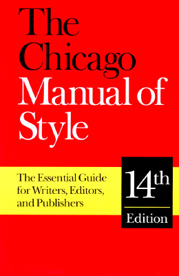 Cover for The Chicago Manual of Style