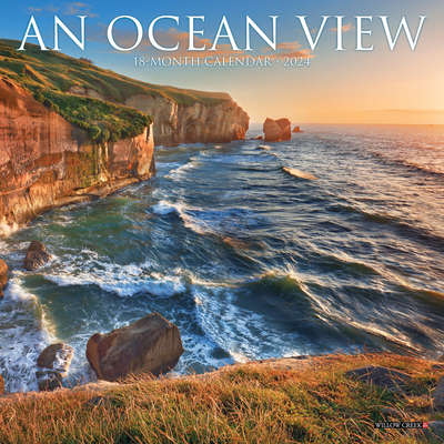 Ocean View 2024 7 X 7 Mini Wall Calendar Cover Image