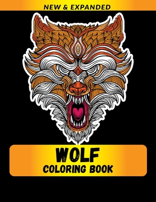 Wolf Coloring Book: Stress Relieving Animals Designs Cover Image