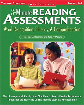 Three-minute Reading Assessments: Grades 1-4 Cover Image