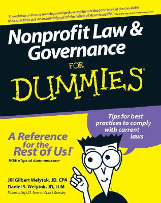 Nonprofit Law and Governance for Dummies Cover Image