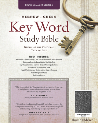 Hebrew Greek Key Word Study Bible-NKJV (Key Word Study Bibles) Cover Image