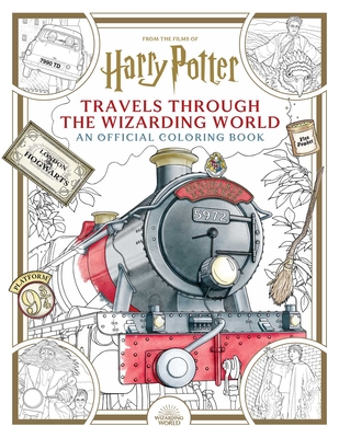 Harry Potter: Travels Through the Wizarding World: An Official Coloring Book By Insight Editions Cover Image