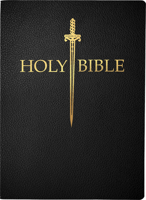 KJV Sword Bible, Large Print, Black Bonded Leather, Thumb Index: (Red Letter, 1611 Version) (King James Version Sword Bible)