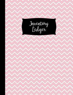 Inventory Ledger: Large Pink Inventory Ledger Log Book - 120 Pages - Tracking for Business, Shop, Office and Personal Management Cover Image