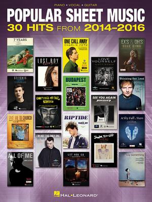 Popular Sheet Music: 30 Hits from 2014-2016 Cover Image