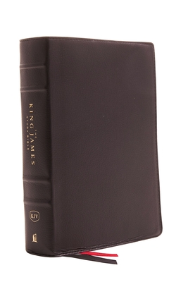 The King James Study Bible, Genuine Leather, Black, Full-Color Edition By Thomas Nelson Cover Image