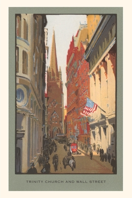 Vintage Journal Painting of Trinity Church, Wall Street, New York City By Found Image Press (Producer) Cover Image