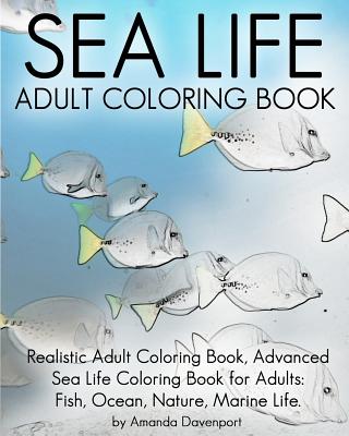 Sharpie Adult Coloring Kit, Aquatic Theme Coloring Book with 20