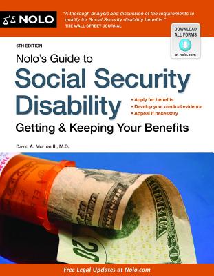 Nolo's Guide to Social Security Disability: Getting & Keeping Your Benefits Cover Image