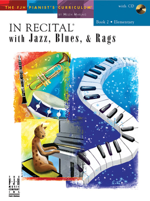In Recital(r) with Jazz, Blues & Rags, Book 2 Cover Image