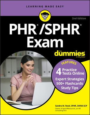 Phr/Sphr Exam for Dummies with Online Practice By Sandra M. Reed Cover Image