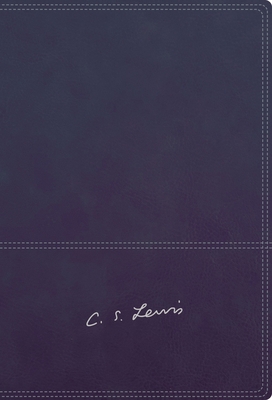 Reina Valera Revisada Biblia Reflexiones de C. S. Lewis, Leathersoft, Azul Marino, Interior a DOS Colores By C. S. Lewis, Vida Cover Image